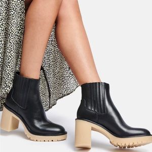Dolce Vita black leather boots